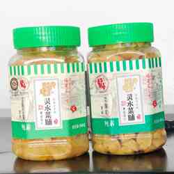 福建闽南特产灵水香脆菜脯干下饭菜萝卜粒咸酱菜开胃凉菜素食350g