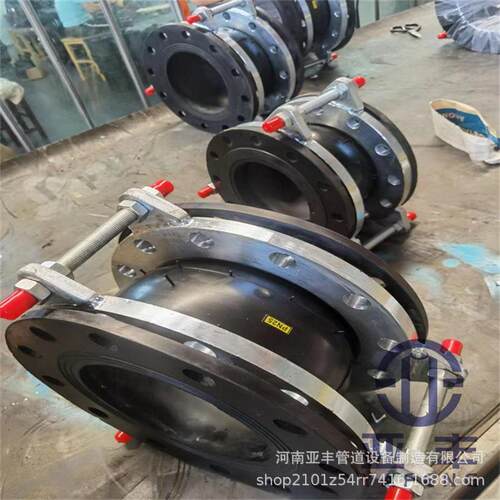 污水排水管道用耐腐蚀防拉脱橡胶接头 4寸可曲挠橡胶软连接标准