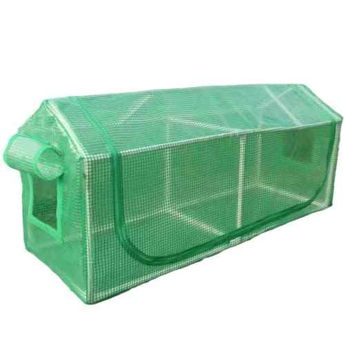 室外植物作物棚带拉链门小窗户帐篷菜园花园后院防雨御寒防积水