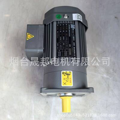 万鑫精工齿轮减速电机GV22-200W-90SB法兰三相220/380V 50HZ/60HZ