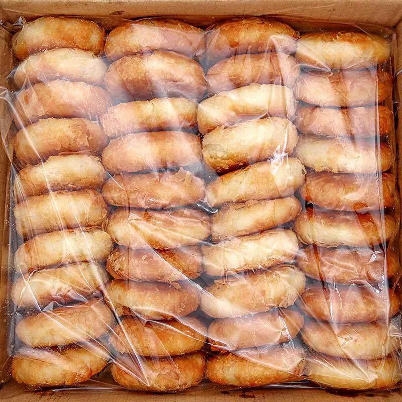正宗东北酥饼白糖馅手工小酥饼整箱散装小烧饼三盒18个包邮