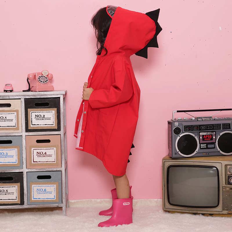 小恐龙儿童雨衣女男童幼儿园宝宝0-1-3年级小童幼儿2-9岁雨披厚款