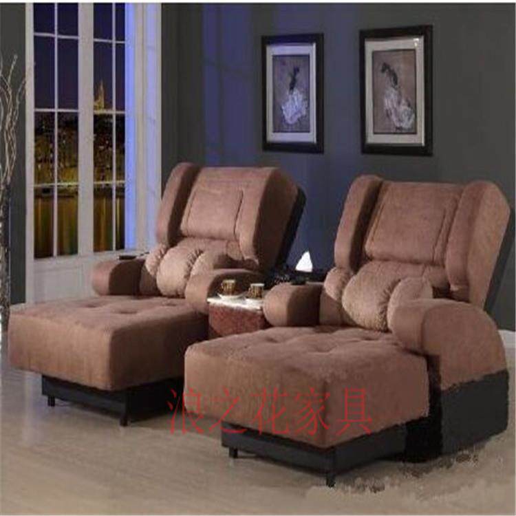 带电视休285厅拿躺椅电动息疗沙发桑足浴沐水足疗休闲按摩床音响