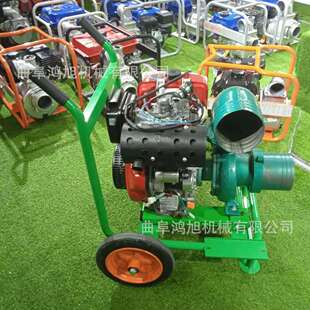 轴连接4寸抽水泵柴油三寸拖车离心泵可移动178风冷柴油机