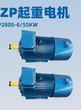 YZP280S-6/55KW变频电机80VF级IP55960r/min起重冶金用