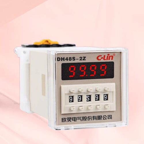 欣灵数显时间继电器DH48S-2Z数字式JSS48A 220V/380V通电延时