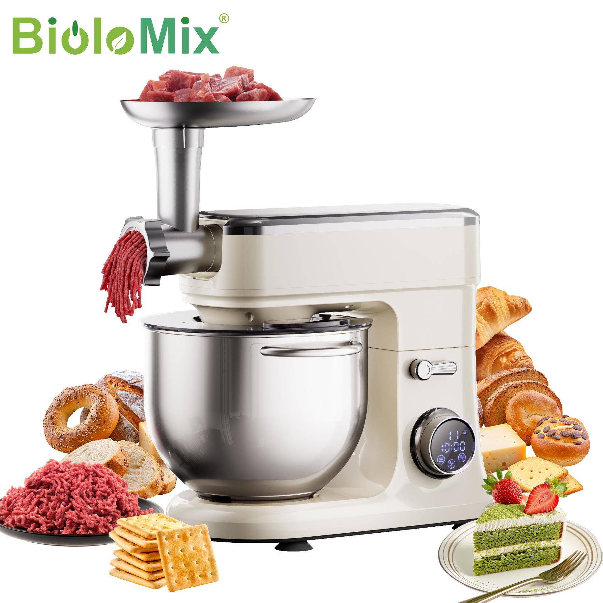 standmixer多功能7L厨师机和面机灌肠绞肉机揉面机打蛋器搅拌机