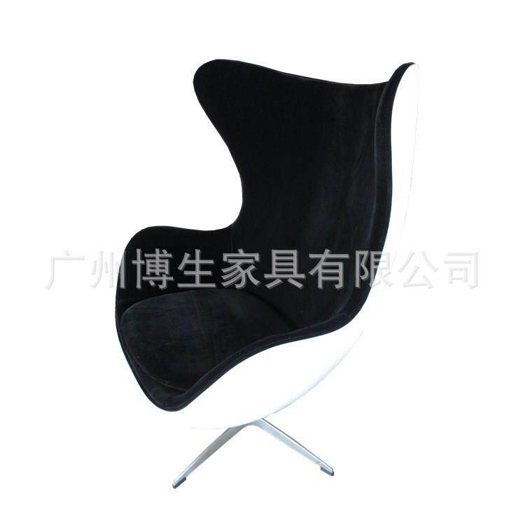 现代造型 玻璃钢鸡蛋壳 外背烤漆 旋转电脑鸡蛋椅 咖啡酒吧休闲椅