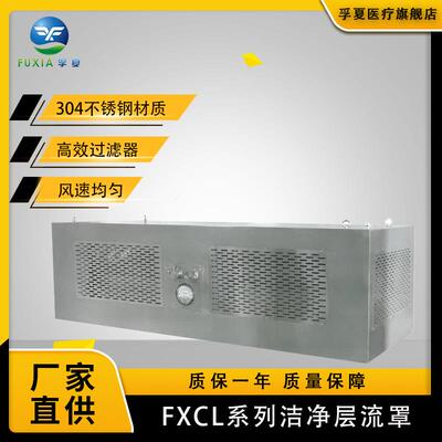 空气净化高效过滤器百级层流罩无尘车间不锈钢送风层流罩
