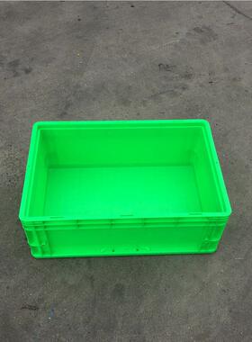 塑料转箱绿色E600-2U30周塑胶物流箱 欧标汽配箱