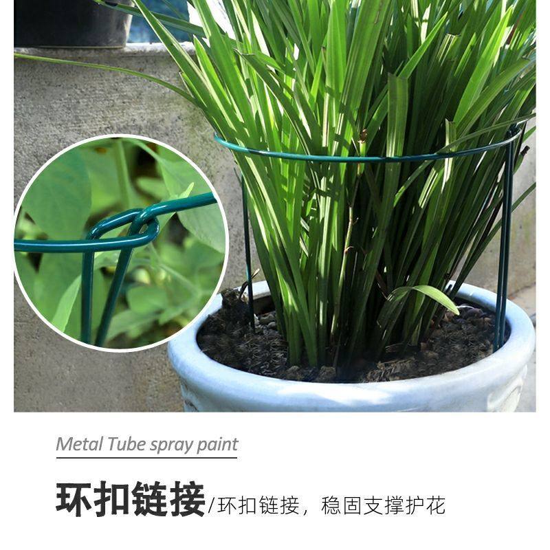 花撑支架阳台花架龟背竹防倒支K撑固定半圆支撑杆爬藤植物花盆架