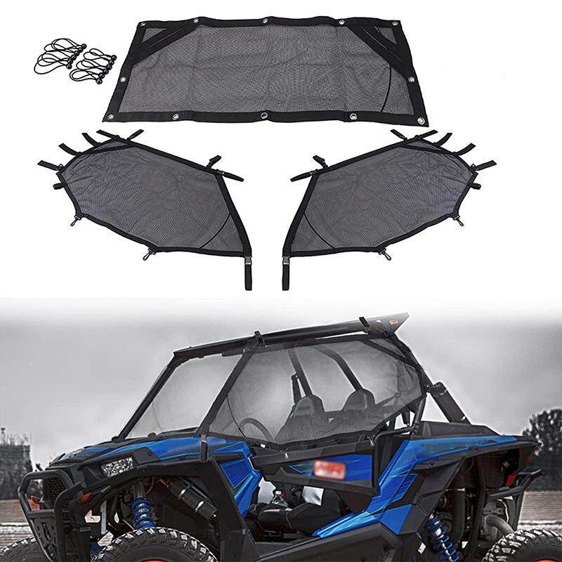 UTV配件侧网 网后板 遮阳网适用于Polaris RZR XP Turbo 15-22