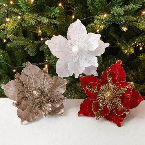 Christmas tree decoration Eternal Simulated flower ornaments
