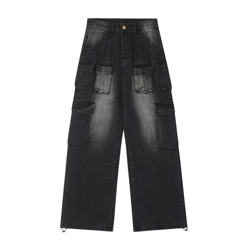 Street style jeans popular mid rise jeans, one