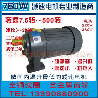 750WGH小型齿轮电机卧式电机