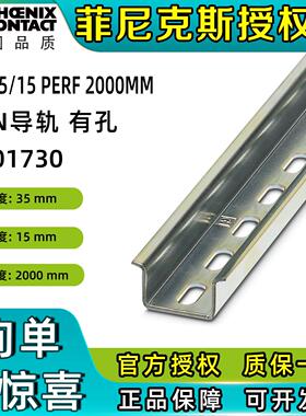 菲尼克斯NS 35/15 PERF 2000MM-DIN导轨1201730有孔2米可切割正品