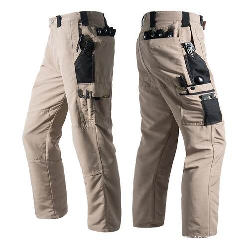Men Tactical Waterproof Pants Fleece Lined Casual Windproof