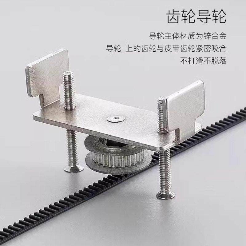 联动移门缓冲吊轮木门铝框二联动双向缓冲吊趟门轨道静音吊轮配件