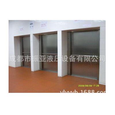 全自动SJTD传菜机，环食梯式，电动循地式，学校食堂落双开门送菜