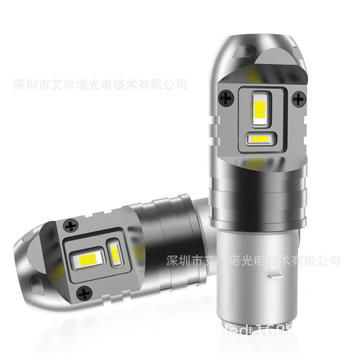 LED摩托车灯H4/HS1/R2/G40/P45T/BA20D/B35/S2机车灯无损替换安装