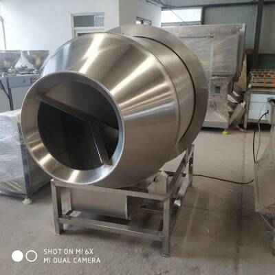 滚筒拌料机大型宠物颗粒饲料混合机自动进出料机器食品级不锈