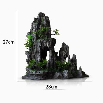 Plant rockery multi-style aquarium decorations, fish tank de