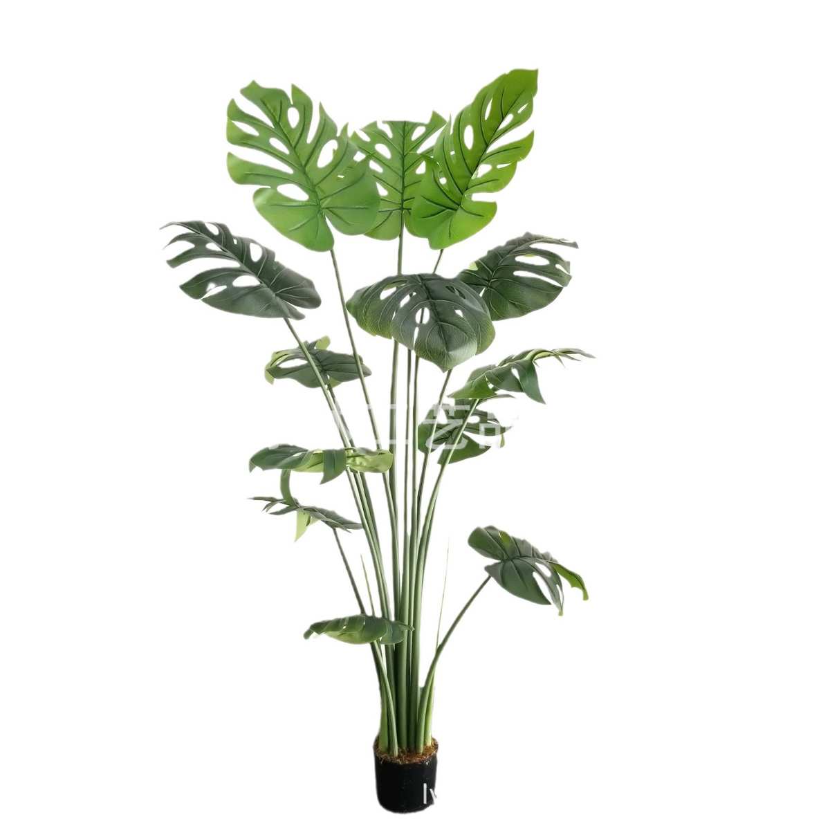 龟背叶北欧绿植PU软胶手感龟背旅人蕉凤尾葵多种款式厂家批发盆栽