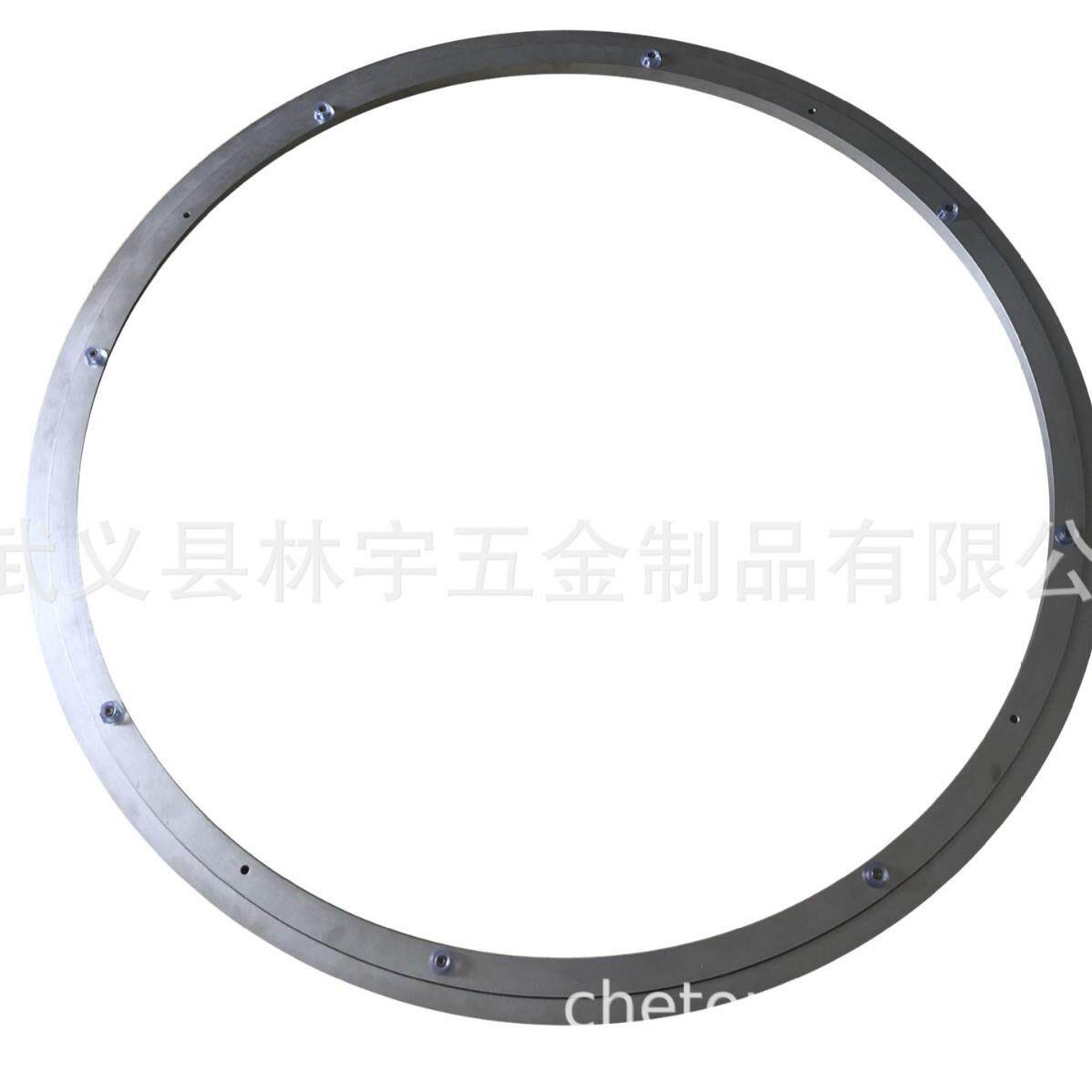 大尺寸超强承重50寸铝合金餐桌转盘圆桌家用酒店用圆桌餐台转盘