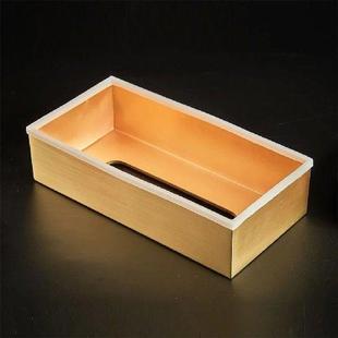 Tissue Box Home Stainless Room Versatile Living Gold Steel