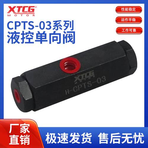 自锁油缸CPTS-03引导逆止阀管式液控单向阀保压阀 油缸自锁单向阀