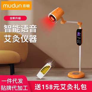 艾灸家用仪器随身灸理疗艾炙机灯熏蒸温灸美容院专用 木顿