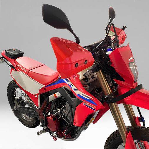 摩托车电动车改装镜座加大挡风挡雨防尘沙铁支架刹车护手