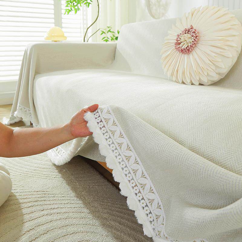 2024新款四季通用沙发巾防滑轻奢高级感沙发垫全包万能沙发套罩