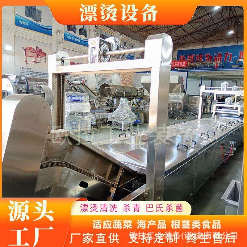 黄花菜漂烫冷流水线 小油菜梅干菜加工生产线 芸豆杀青护色设备