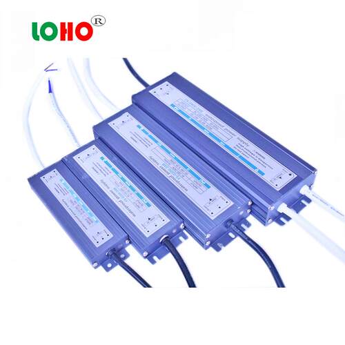 12V24V超薄防水电源 LED防雨防水灌胶电源60W100W150W200W变压器