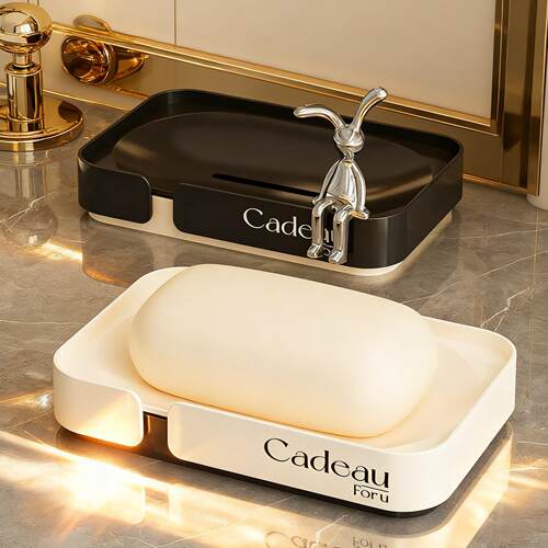 Double-layer water-draining soap dish, large-sized soap hold