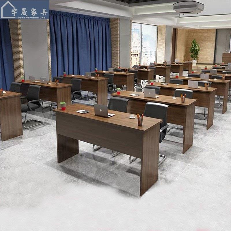 办公家具职员培训会议桌长桌校园学生课桌椅组合双人条形桌洽谈桌