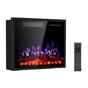 饰 取暖仿真火焰装 跨境23寸迷你电子壁炉家用欧式 电壁炉嵌入式