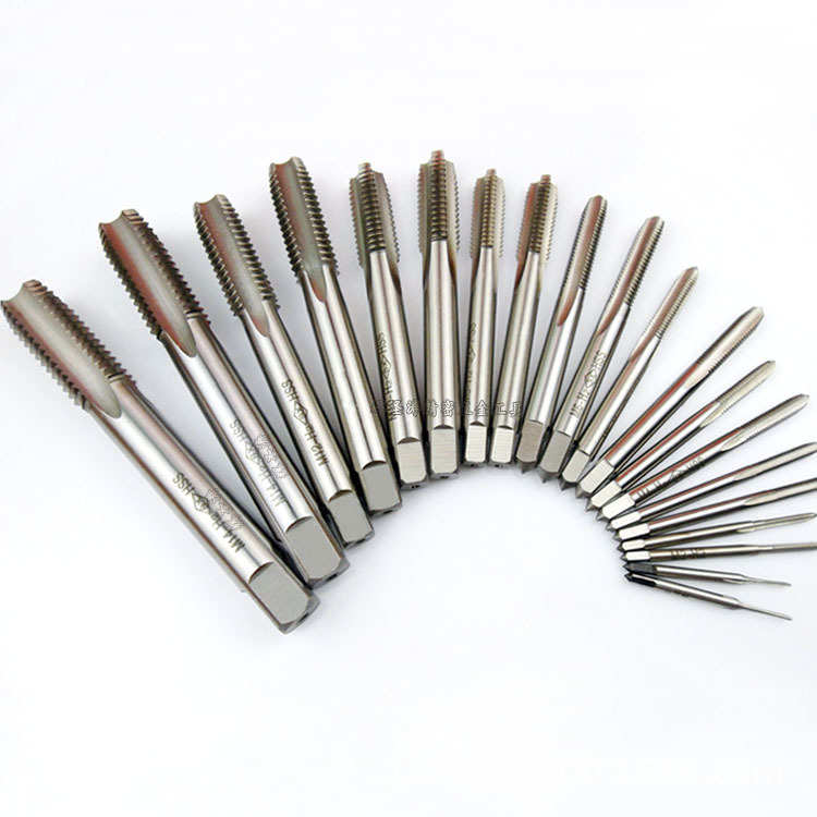 加硬HSS直槽机用手用丝锥M12M13*2/1.75/1.5/1.25/1/0.75/0.5非标