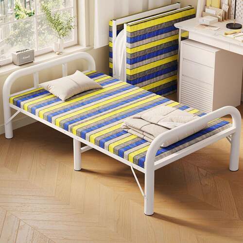 折叠床单人家用简易床床办公室睡觉宿午休舍小出FJA床租屋留宿铁