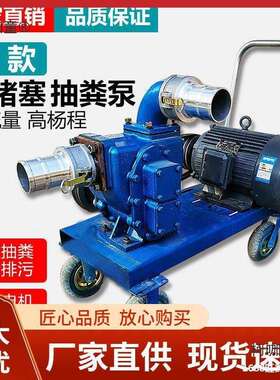 浆打井泥泵小型JGN直流抽粪泵养殖场48无堵粪塞自v吸化池泥浆麦太