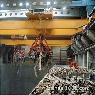 5t10t20t 智能抓斗吊 案例多 双梁垃圾吊 靖起液压抓斗起重机