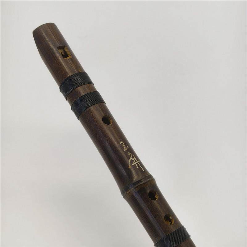 扁嘴天然紫竹竖笛f调g调中小学生初学者成人古风乐器扎线竖吹笛子