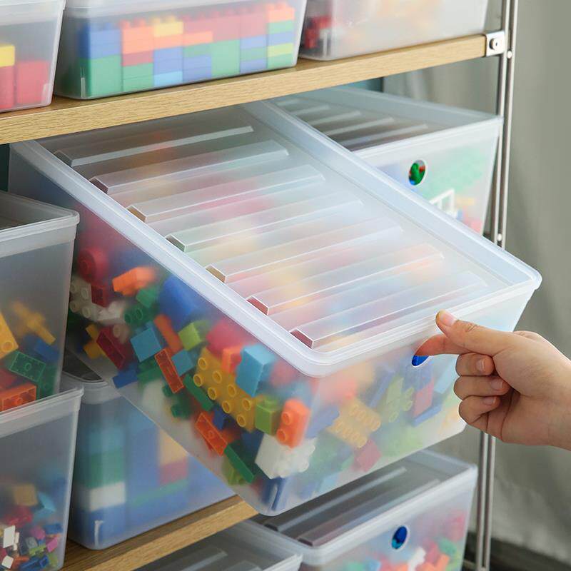 乐高玩具收纳盒积木透明多功能婴儿大颗粒玩具零件分类拼装整理盒