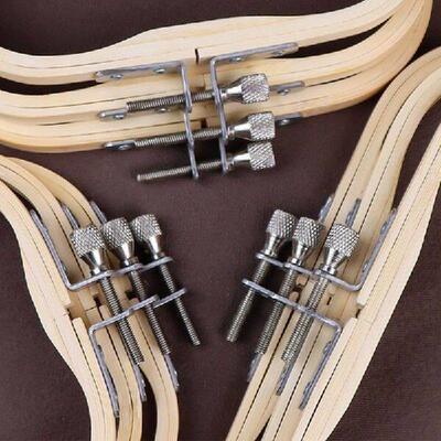 Y1UB 3Pcs Adjustable Square Embroidery Hoop Stitching Frame