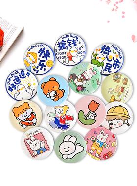 3.0cm 4.5cm Smiling Face Lapel Pin, Tinplate Badge, Cartoon