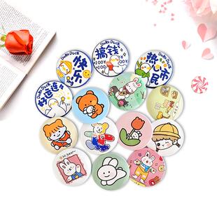 3.0cm 4.5cm Smiling Face Lapel Pin, Tinplate Badge, Cartoon