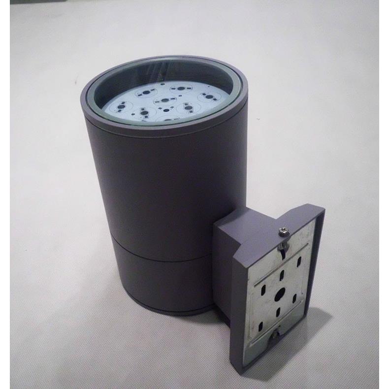 LED户外圆形单头双头壁灯外壳15W18W2*15W30W36Wled射灯外壳