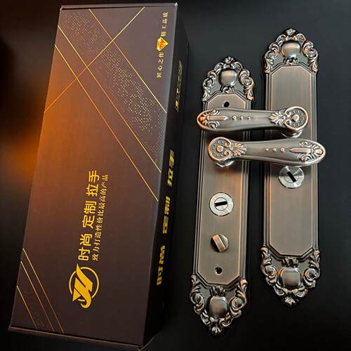 红多功能防盗门HW8825-进锁家用通用古型孔距大门户灰门配件锁具