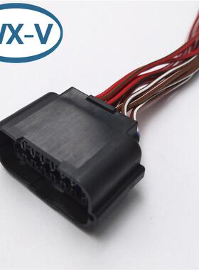 MG645724-5 线束AMP连接器174354-2/174352-2汽车防水公母对接DJ
